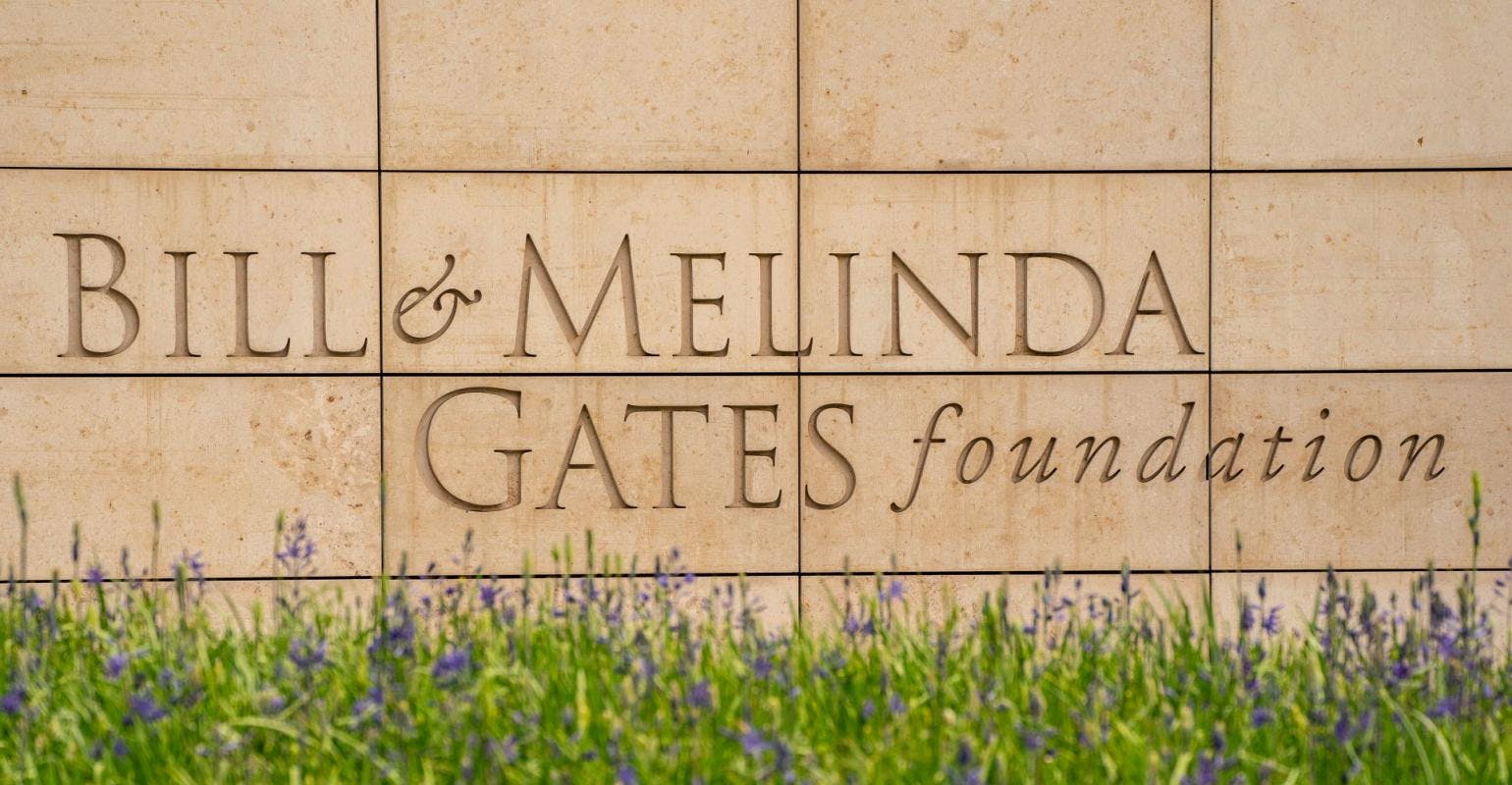 Bill & Melinda Gates Foundation banner